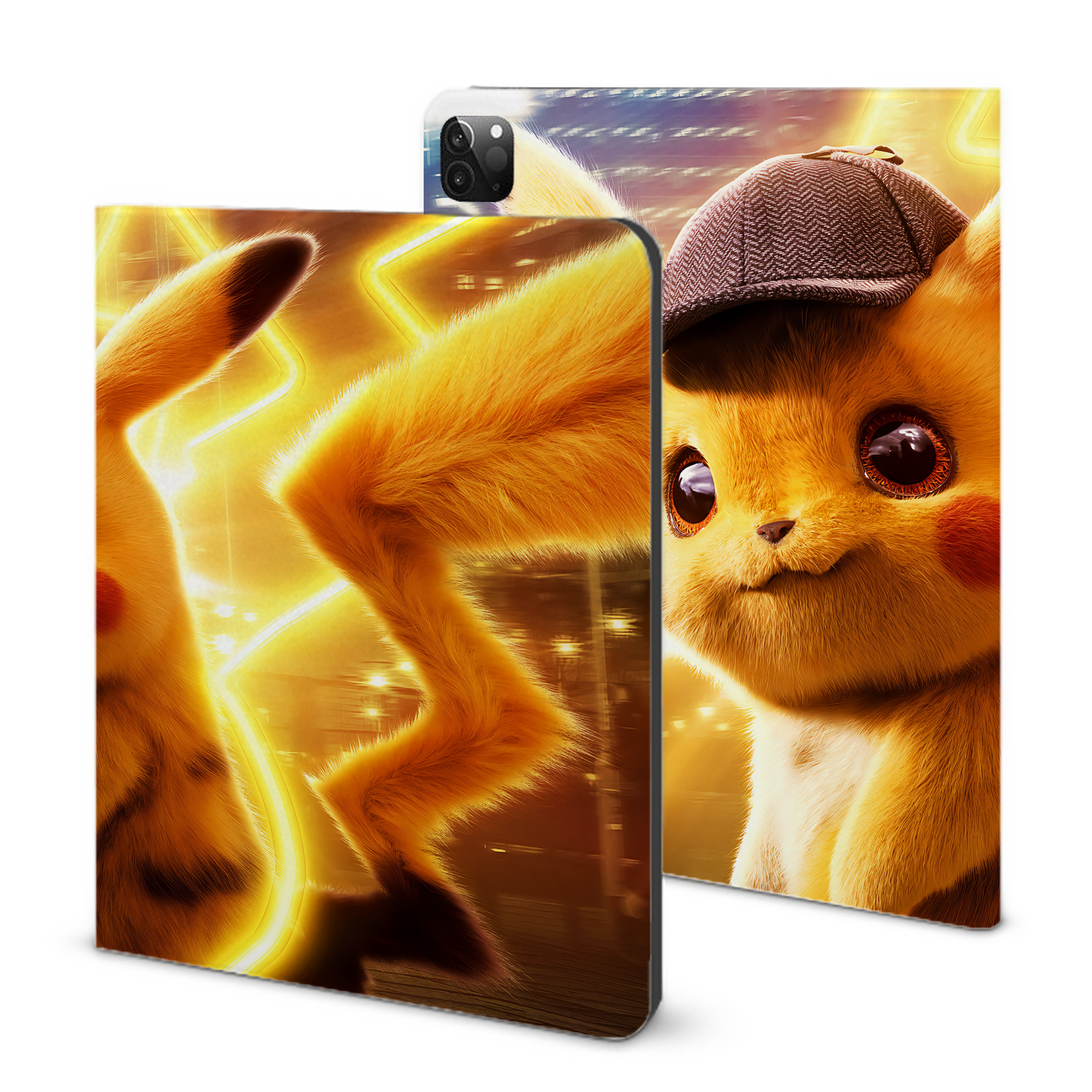 （画像用） ポケットモンスター Pokémon IPadケース ペンホルダー付き ブックスタイルデザイン